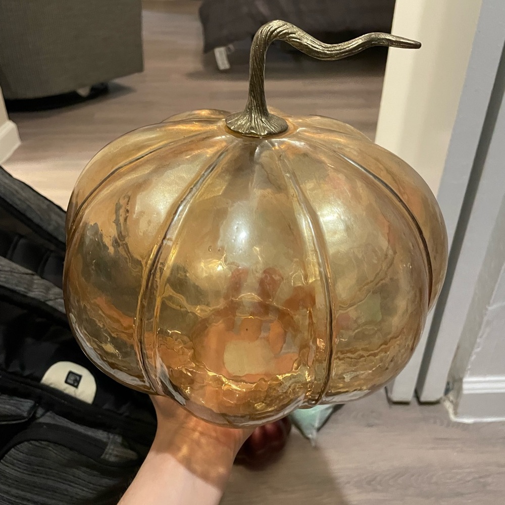 Glass pumpkin